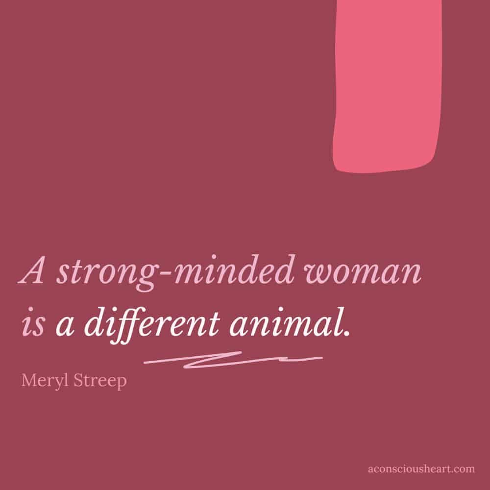 Image with boss babe quote by Meryl Streep