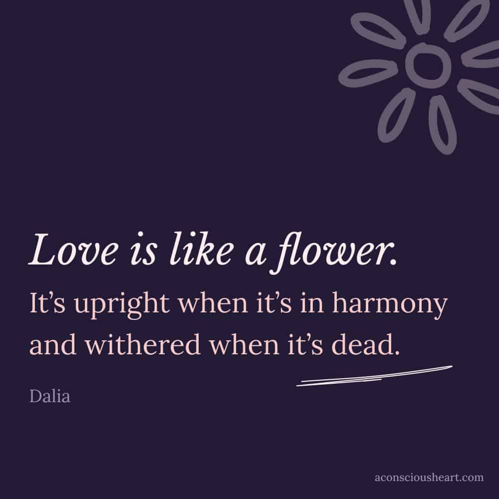 Image with a sad love quote by Dalia