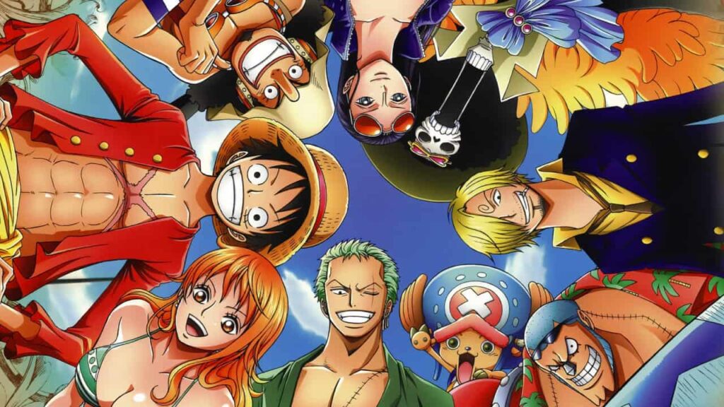 Poster of the anime called One Piece