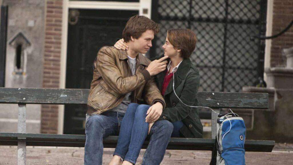 Photo of Hazel Grace and Augustus Waters from The Fault In Our Stars movie