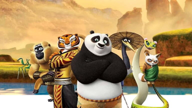 Photo of all the characters from Kung Fu Panda