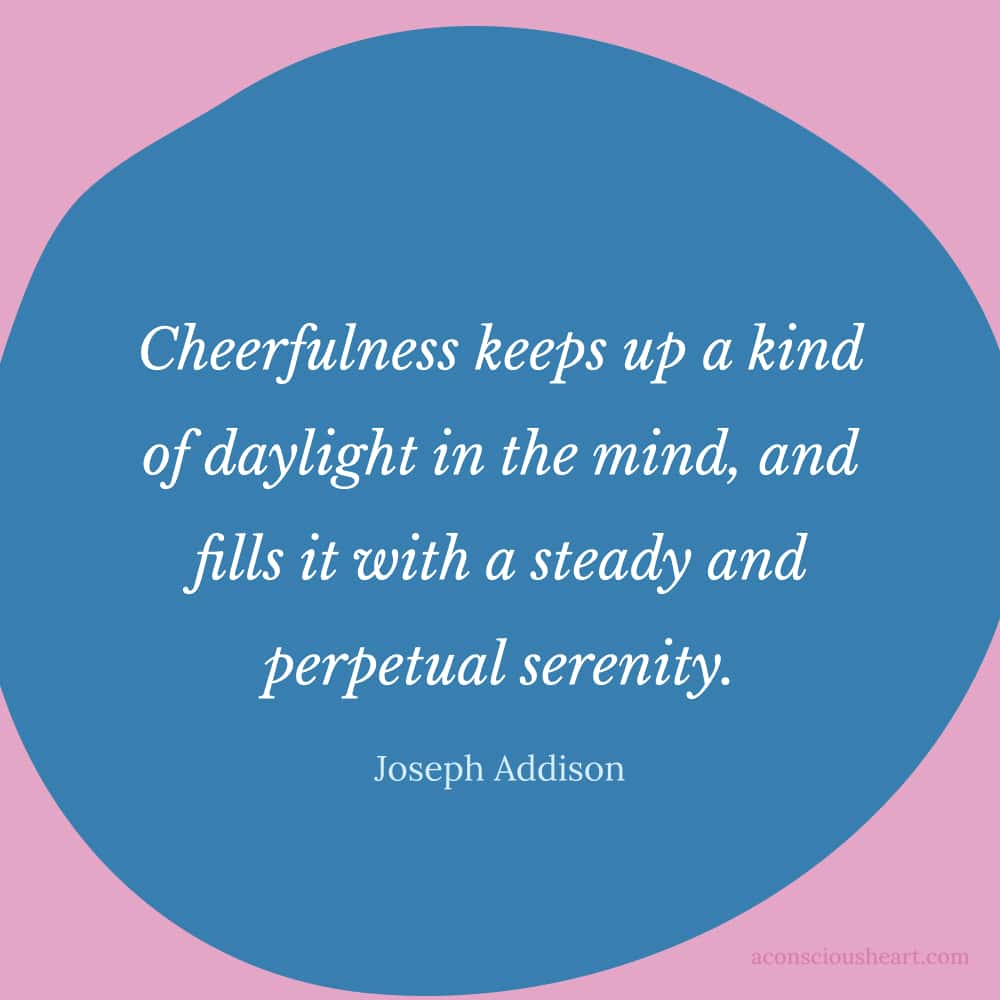 Image with serenity quote by Joseph Addison