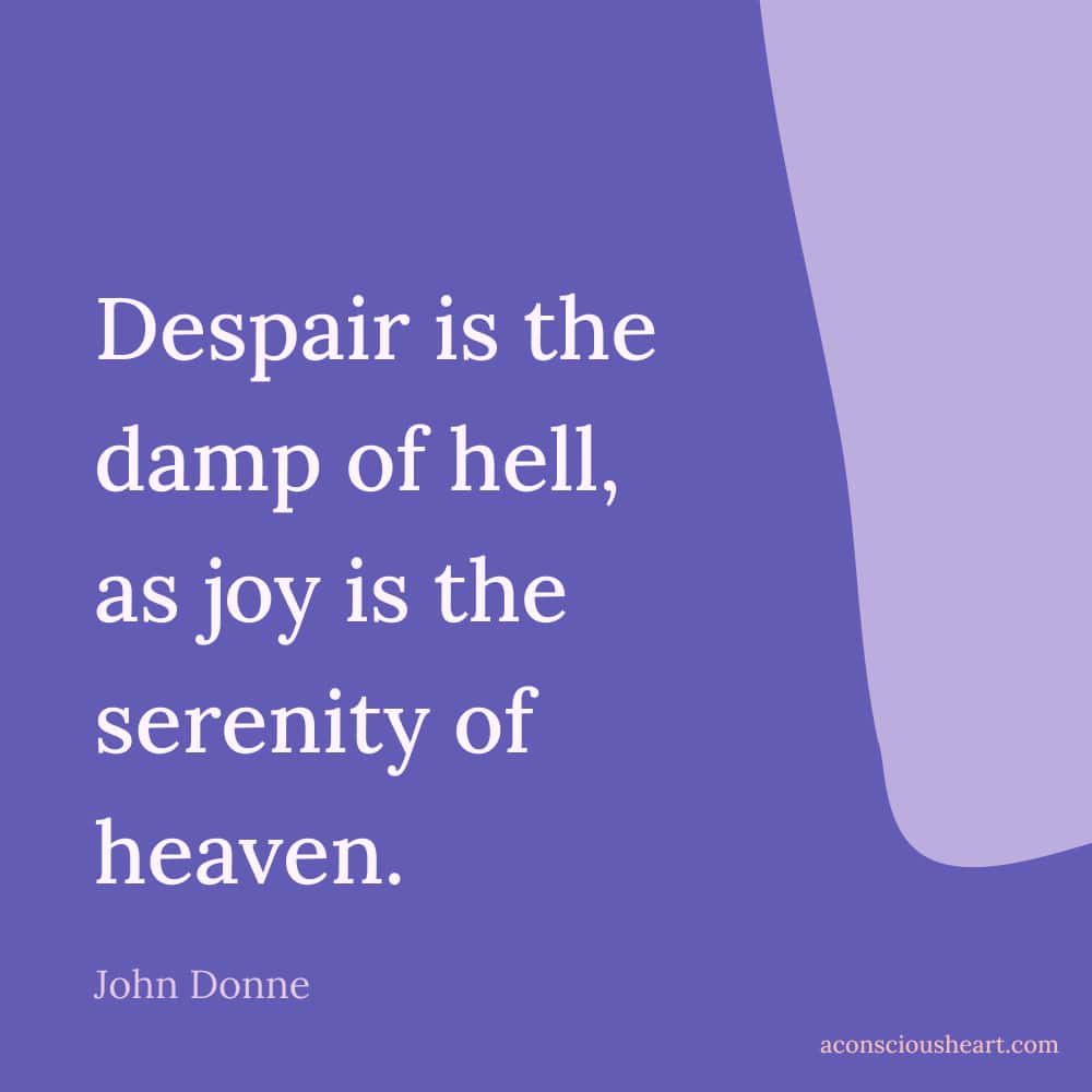 Image with serenity quote by John Donne